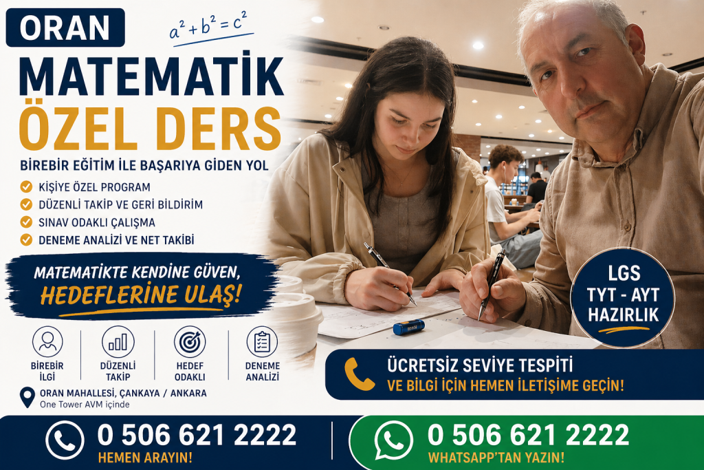 Oran Matematik Özel Ders